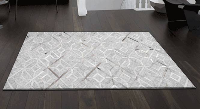 Cloriss Rug (Grey, Rectangle Carpet Shape, 274 x 183 cm  (108" x 72") Carpet Size) by Urban Ladder - Design 1 Full View - 350720