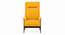 Milo Wing Chair (Matte Mustard Yellow) by Urban Ladder - Front View Design 1 - 350954