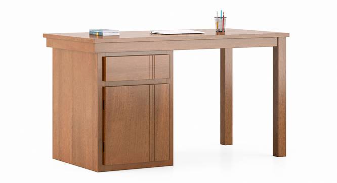 Bradbury Desk (Large Size, Amber Walnut Finish) by Urban Ladder - Cross View Design 1 - 351165