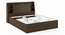 Scott Storage Bed (King Bed Size, Box Storage Type, Californian Walnut Finish) by Urban Ladder - Image 1 Design 1 - 351189