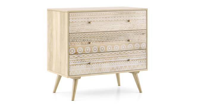 Ivara Chest of Drawer (Natural Finish) by Urban Ladder - Cross View Design 1 - 351336
