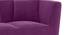 Janet Loveseat (Plumy Purple Velvet) by Urban Ladder - Design 1 Zoomed Image - 351348