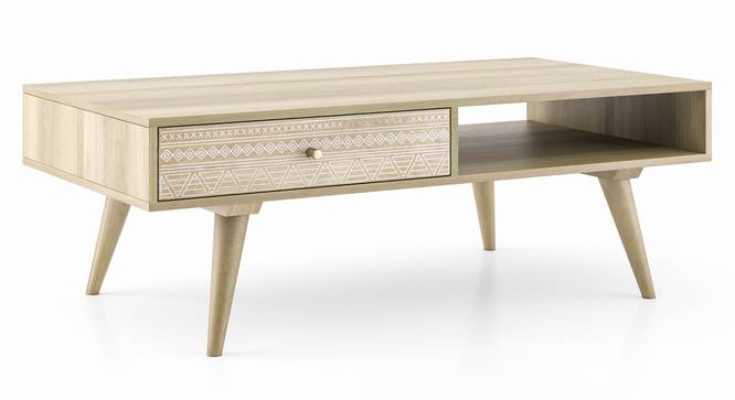 Ivara Coffee Table (Natural Finish) by Urban Ladder - Cross View Design 1 - 351350