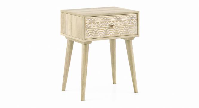 Ivara Side Table (Natural Finish) by Urban Ladder - Cross View Design 1 - 351362