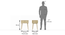 Ivara Side Table (Natural Finish) by Urban Ladder - Dimension Design 1 - 351367