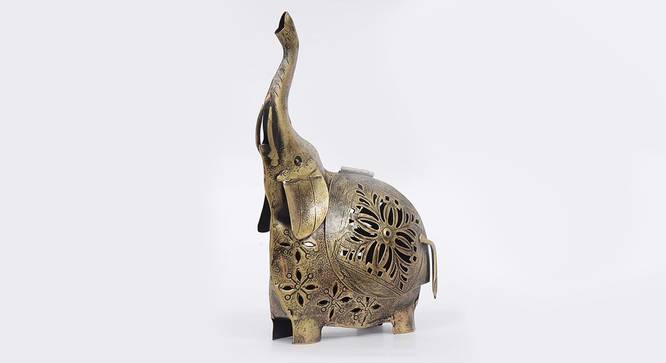 Adalyn Figurine (Gold) by Urban Ladder - Design 1 Side View - 351397