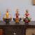 Arya figurine set of 3 multicolor lp