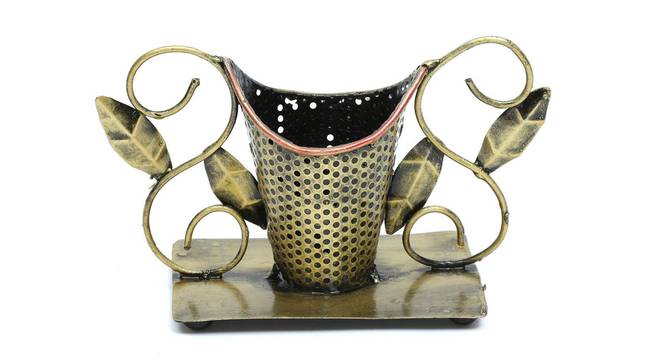 Ayla Pen Holder (Gold) by Urban Ladder - Design 1 Side View - 351519