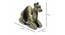 Brielle Figurine (Gold) by Urban Ladder - Design 1 Dimension - 351546