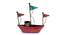 Kylie Pen Holder (Red) by Urban Ladder - Design 1 Side View - 351722