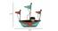 Kylie Pen Holder (Red) by Urban Ladder - Design 1 Dimension - 351740