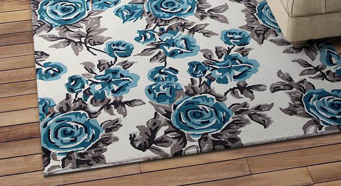 Norah Carpet (Rectangle Carpet Shape, Ivory, 244 x 152 cm  (96" x 60") Carpet Size) by Urban Ladder - Design 1 Half View - 351996