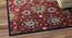 Summer Carpet (Red, Rectangle Carpet Shape, 244 x 152 cm  (96" x 60") Carpet Size) by Urban Ladder - Design 1 Half View - 352011