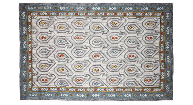 Valeria Carpet (Rectangle Carpet Shape, Ivory, 244 x 152 cm  (96" x 60") Carpet Size) by Urban Ladder - Front View Design 1 - 352014