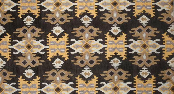 Claudia Carpet (Black, Rectangle Carpet Shape, 244 x 152 cm  (96" x 60") Carpet Size) by Urban Ladder - Front View Design 1 - 352067