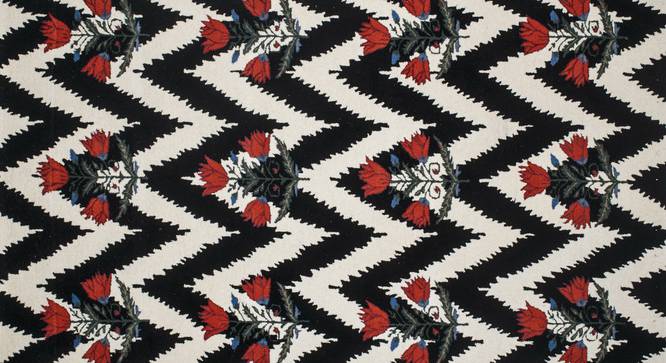 Khloe Carpet (Black, Rectangle Carpet Shape, 183 x 122 cm  (72" x 48") Carpet Size) by Urban Ladder - Front View Design 1 - 352091