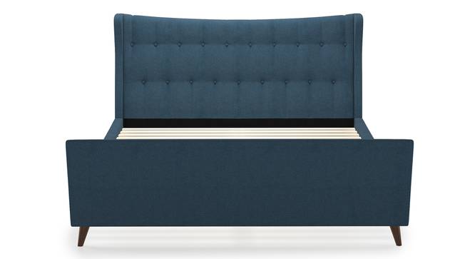 Belize Upholstered Bed Size - King Colour - BLUE (Blue, King Bed Size) by Urban Ladder - Front View Design 1 - 352360