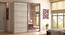 Loretta Sliding Door Wardrobe (With Mirror Mirror, Sonoma Oak Finish) by Urban Ladder - Full View Design 1 - 352430