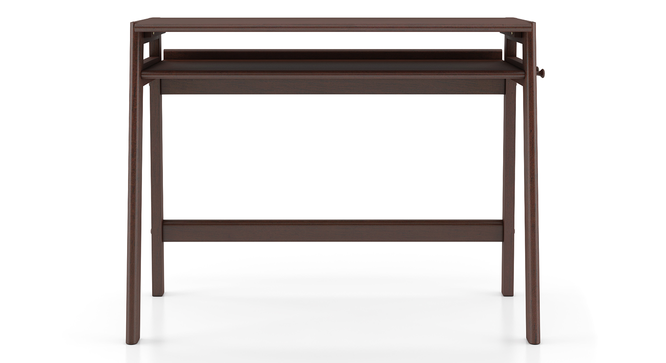 James Study Table (Dark Walnut Finish) by Urban Ladder - Front View Design 1 - 352434