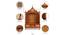 Ankur Prayer Unit (Teak, Gloss Finish) by Urban Ladder - Front View Design 1 - 352486