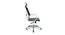 Loris Office Chair (White Black) by Urban Ladder - - 