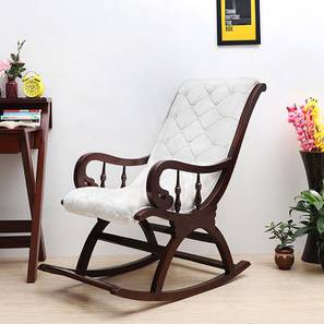 Rocking Chairs Living Design Branco Rocking Chair (Brown Silver)