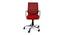 Collie Office Chair (White Red) by Urban Ladder - Front View Design 1 - 354002