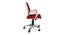 Collie Office Chair (White Red) by Urban Ladder - Rear View Design 1 - 354003