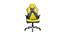 Bunny Gaming Chair (Yellow / Black) by Urban Ladder - - 