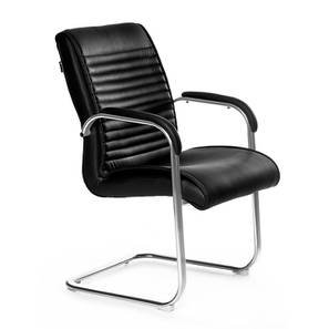 Cantilever Chair Design Horizonto Study Chair in Black Colour