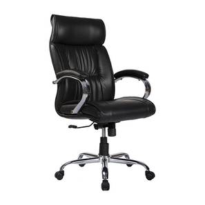 Study In Mandya Design Kelsy Leatherette Study Chair in Black Colour
