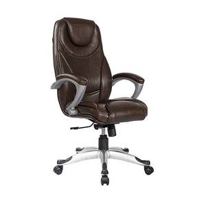 Study In Belgaum Design Adiko Swivel Study Chair in Orange & Black Colour