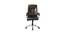 Tildon Executive Chair (Orange & Black) by Urban Ladder - - 