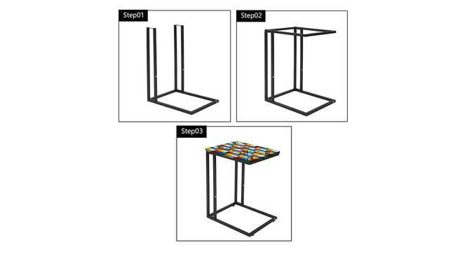 Ames Side & End Table (Matte Finish, Multicolor) by Urban Ladder - Front View Design 1 - 354851