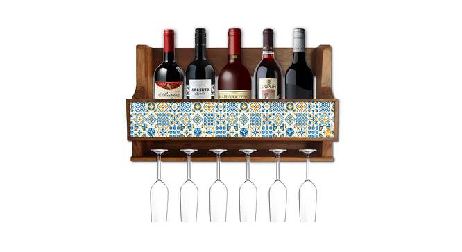 Audree Wine Rack (Matte Finish, Multicolor) by Urban Ladder - Cross View Design 1 - 354896