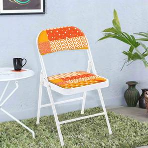 Metal Chair Design Hilary Metal Outdoor Chair in Multicolor Colour - Set of 1