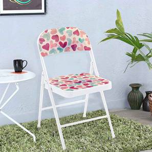Metal Chair Design Natalie Metal Outdoor Chair in Multicolor Colour - Set of 1