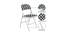 Jodie Metal Chair (Matte Finish, Multicolor) by Urban Ladder - Design 1 Details - 355509
