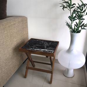 Tables In Chennai Design Charlotte Solid Wood Side Table in Matte Finish