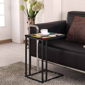 Metal Table Design Danielle Metal Side Table in Matte Finish