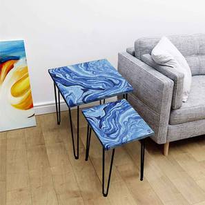 Marble Coffee Table Design Andrew Metal Side Table in Matte Finish