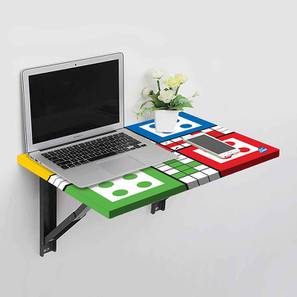 Laptop Table Design Eliot Metal Laptop Table in Multicolor Colour