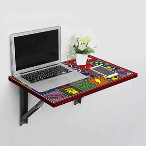Study Table  Design Erica Metal Laptop Table in Multicolor Colour