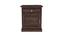 Aubergine Side & End Table (Walnut, Matte Finish) by Urban Ladder - Front View Design 1 - 356204