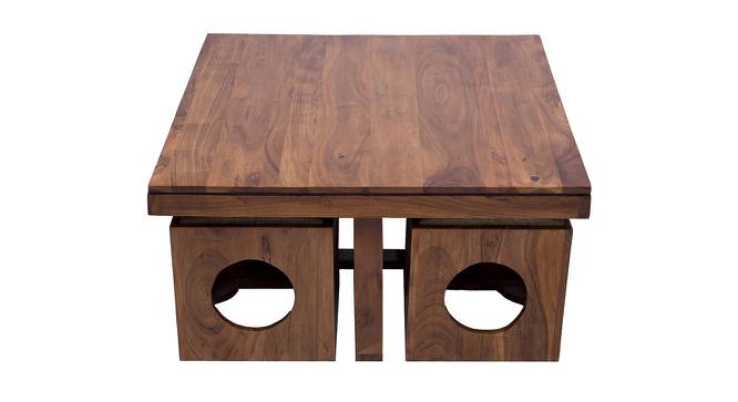 Douglas Coffee Table (HONEY, Matte Finish) by Urban Ladder - Front View Design 1 - 356245