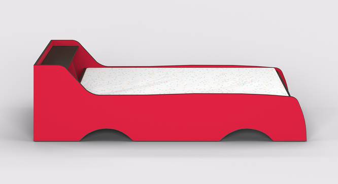 Batty Bed - Red-Red (Red, Matte Finish) by Urban Ladder - Front View Design 1 - 356386