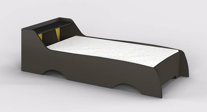 Batty Bed - Slate Grey-Dark Grey (Dark Grey, Matte Finish) by Urban Ladder - Cross View Design 1 - 356390