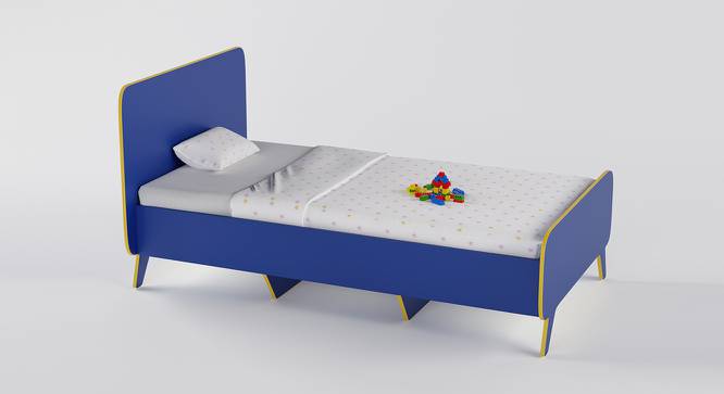 Dreambubble Bed-Electric Blue (Electric Blue, Matte Finish) by Urban Ladder - Cross View Design 1 - 356438