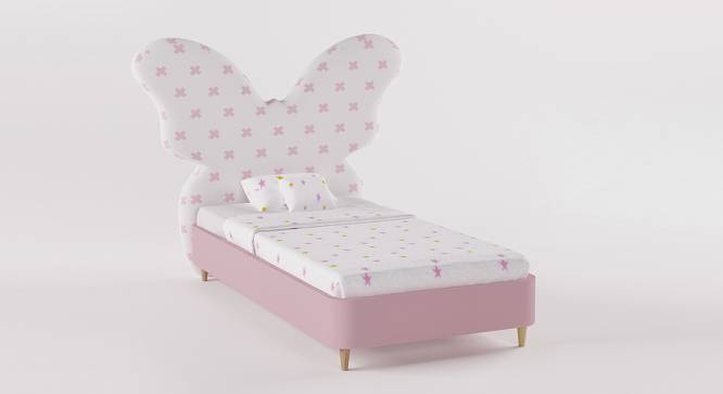 Flutterfly Bed-Pink (Pink, Matte Finish) by Urban Ladder - Cross View Design 1 - 356456