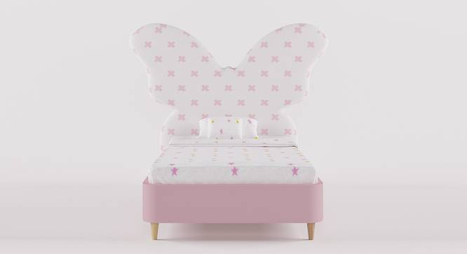 Flutterfly Bed-Pink (Pink, Matte Finish) by Urban Ladder - Front View Design 1 - 356457
